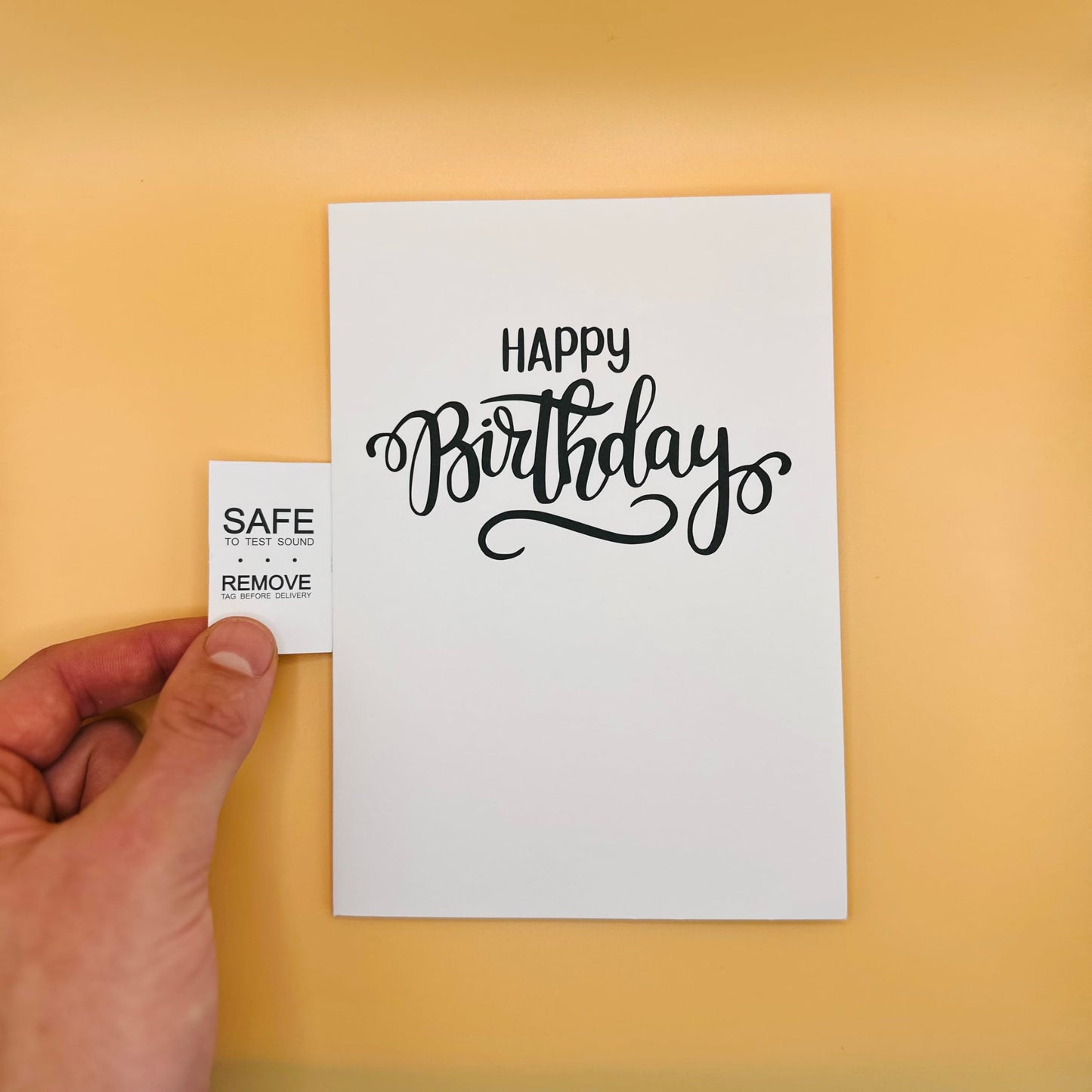 Endless Singing Birthday Card with Glitter Surprise